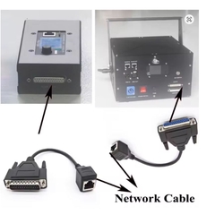 Cáp Chuyển Converter ILDA LPT DB25 Female to RJ45 Adapter Female Dài 25Cm Cable For Laser Light