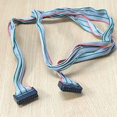 Cáp Bẹ Nhiều Màu 16 Pin 2.54mm Pitch 2x8P 16 Wire IDC Flat Rainbow Ribbon Cable IDC Female to Female Dài 90Cm