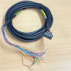 Cáp MC-16NL-3 & XTB-20H 20 Pin IDC Connector Round Female FC 2*10 Pitch 2.54mm to 20 Core Open Flying Dài 4M For Module I/O And Terminal Block