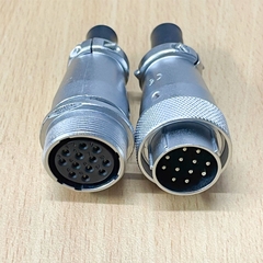 Bộ Hàn Rắc Âm Dương WEIPU WS28 12 Pin Male/ Female Docking Waterproof Cable Connector 10A Aviation Connector IP67