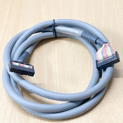 Cáp Mitsubishi FX-16E-150CAB-R Dài 1.5M 20 Pin IDC Connector Round Female to Female 20 Pin FC 2*10 Pitch 2.54mm For I/O Module Signal PLC Cable