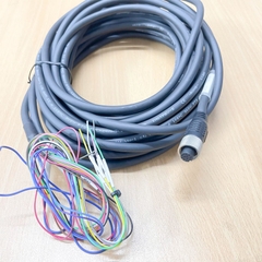 Cáp Original Cognex DM300-M12I/0 Dài 5M  Cable M12 A-Code 12 Pin Female to 12 Core For Power and I/O Breakout Cable Cognex industrial Camera, Industrial Sensor