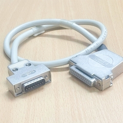 Cáp Điều Khiển RS232 DB25 Female to DB15 Male 2 Row 15Pin Double Shielding Cable High Temperature Dài 0.5M