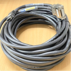 Cáp điều khiển DSK DEIE-MSXXXA-N14M Dài 14M Cable DB15 Pin D-Sub Female Metal to SM-10P 10 Pin Cable ILSAN6 PrX22AWG(0.35Q)AMSB dùng cho Servo Motor Encoder