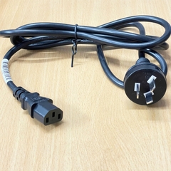 Dây Nguồn WELL SHIN WS-015 WS-002 Australia & China Chuẩn 3 Chân Chéo Tam Giác AC Power Cord GB2099 to C13 10A 250V 18AWG 3x1.0mm² OD 7.3mm in Taiwan Length 1.8M