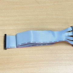 Cáp Kết Nối I/O PLC Cable IDC 40 Pin 2.54mm to Y Splitter 4 IDC Flat Ribbon 10 Pin Dài 0.5M