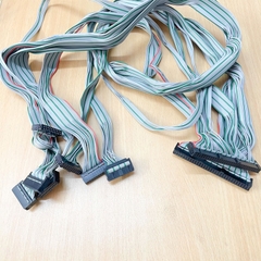 Cáp Bẹ Nhiều Màu IDC 64 Pin 2.54mm Pitch 2x2x32P Female 64 Wire to 7 IDC 20 Pin Female For Industrial Connectors Cable IDC