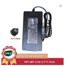 Adapter 48V 2.5A 120W FSP120-AFAN2 Connector Size 5.5mm x 1.7mm For Hikvision Video Recorder POE DVR Power Supply
