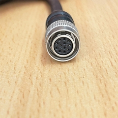 Cáp Hirose 12 Pin Female HR10A-10P-12S(73) to 12 Core Open Wire Shield Cable Dài 3M For Industrial Camera Ricoh