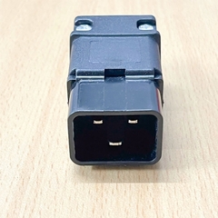 Đầu nối nguồn IEC320 C20 JIN HONG DA 16A 250V SS-810 IEC 320 C20 Male Plug Power Cable AC Power Connector 16A 250V