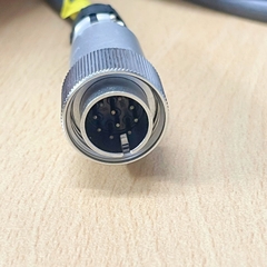 Cáp Hirose RM15TRD-10S(71) 10 Pin Female to Hirose RM15TPD-10P(71) 10 Pin Male Circular Connector Dài 9M For NORDSON Torque block control