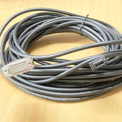 Cáp điều khiển X2-8 ENC EX Dài 15M Cable DB15 Pin D-Sub Male Metal to SM-10P 10 Pin Plug Cable 2464 E52853VN-3 VW-1 AWM II A/B  80°C 300V 3P X 24AWG FT1 STABLELINE-AMSB LS Cable RoHS