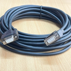 Cáp Lập Trình RS-232C Sanwa Supply KRS-403XF3K DB9 Female to Female Shielded Crossover Cable Black Length 3M