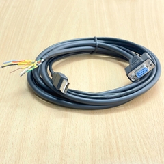 Cáp USB AND FLYING LEADS I/O CABLE DM-USBIO-00 Dài 2M Cable USB to DB15 HD VGA Female + I/O Cable For Cognex DataMan DM50 DM60 DM70 DM150 DM-150S Barcode Reader