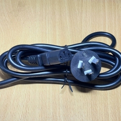 Dây nguồn CHAO HUI CH-1802 CH-211 Australia & China Chuẩn 3 Chân Chéo Tam Giác AC Power Cord GB2099 to C13 10A 250V 3x0.75mm² Dài 1.8m