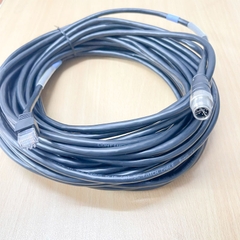 Cáp Điều Khiển DK-G-XC-M12EN-M8SN-15M-N Dài 15M Cable M12 X-Code 8 Pin Male to RJ45 CAT5E Shielded For Cognex Industrial Camera Flexible Original Networking Cable