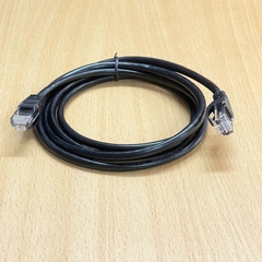 Dây Nhảy CAT5E UTP Patch Cord Ethernet 10/100/1000 Cable 4PR 24AWG RJ45 to RJ45 Colour Black Length 1.5M