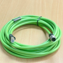 Cáp BELDEN M12 4 Pin D-Code Male to RJ45 Dài 5M Cable Ethernet Industrial