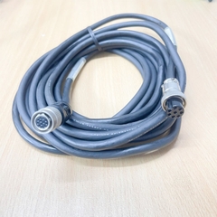 Cáp Connector Plug Hirose 12 Pin Female HR10A-10P-12S(73) to Connector GX16 8 Pin Female Circular Dài 5M