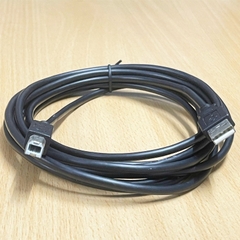 Cáp Lập Trình USB 2.0 Type A Male To Type B Male 3.5M For Printer PLC HMI Colour Black