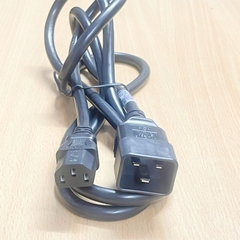 Dây Nguồn LIAN DUNG 038-004-973 Power Cord IEC C13 LT-501 to C20 LT-550 Dài 2M 15A 250V 50227-5 UL 105°C 300V VW-1 14AWG 3x2.08mm² For Rack PDU UPS APC