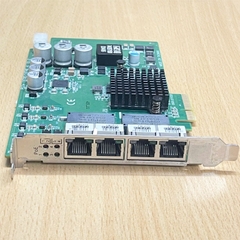 Card Mạng Máy Chủ Intel I350 Chip PCIE 1672E/1674E A119A3167211-01 X4 RJ45 Quad 4 Port Industrial Network Card PoE Vision Frame Grabber NICs Gigabit Ethernet Lan 1000Mbps