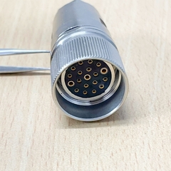 Đầu Jack Original Connector M23 19 Pin Female Crimp Insert Without Contacts For M23 Signal Connector Servo Encoder Cable 19 Pin Industrial