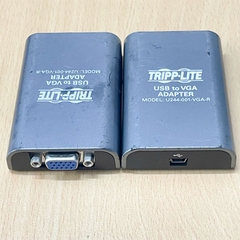 Bộ Chuyển Đổi USB 2.0 to VGA Adapter U244-001-VGA-R  Tripp Lite series USB 2.0 to VGA Dual-Monitor Adapter, 128 MB SDRAM, 1920 x 1080 (1080p) @ 60 Hz Hàng Original Theo Thiết Bị Đã Qua Sử Dụng
