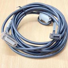 Cáp AEX-J4LMENCBL3M-L Dài 3M Cable DB15 Pin D-Sub Female Metal to SM-10P 10 Pin Plug Cable SHIN HWA E97577 80°C 300V 24AWG X 3P For Servo Motor Encoder