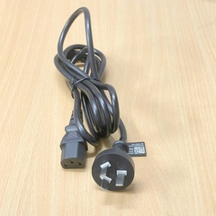 Dây Nguồn HONG LIN HL-007 HL- Australia & China Chuẩn 3 Chân Chéo Tam Giác AC Power Cord GB2099 to C13 10A 250V 18AWG 3x0.75mm² Dài 1.8M