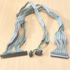 Cáp Bẹ Nhiều Màu Series PLC I/O Cable IDC 64 Pin 2.54mm to Y Splitter IDC Flat Ribbon 40 Pin + 2 IDC Flat Ribbon 10 Pin Length 0.7M