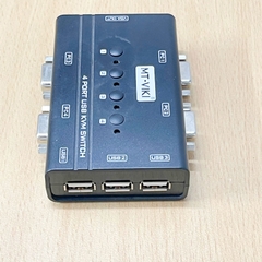 Bộ chuyển tín hiệu KVM Switch USB MT-460KL 4 CPU dùng 1 Màn hình
