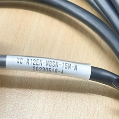 Cáp XC-M12EN-M8SN-15M-N Dài 15M M12 X-Coded 8 Pin Male to RJ45 GigE Vision CAT7 S/FTP E237114 4PR x 26AWG High Flex Ethernet Cable For Basler Cognex in-Sight Industrial Camera