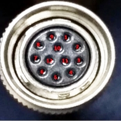 Cáp MV-ACP-H12P-Open-HF-3M Dài 3M Cable Hirose 12 Pin Female HR10A-10P-12S(73) to 12 Core Open Shield Flying Lead