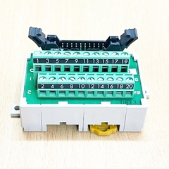 Cầu Đấu OMRON XW2B-20G4 IDC Connector 20 Pin Male Pitch 2.54mm Interface Terminal Block