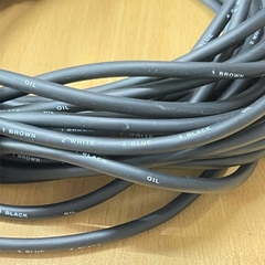 Cáp truyền động cảm biến Sensor M12 A-Code 4 Pin âm to 4 Core Open Dài 15M Cable M12 4 Pin A-Code Female to 4 Core Bare Wire Open End for Sensor
