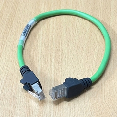 Cáp mạng công nghiệp Cat6A JC-CB-OP3 Dài 0.3m Ethernet Network Patch Cord up to 10GBase-T and 500MHz Straight Through Cable Green