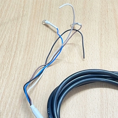 Cáp MQDC-415RA M12 A-Code 5 Pin Female Right Angle to 4 Core Dài 2.5M For For Servo Drive Encoder, Control Cable and Data Power, System Sensor