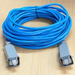 Dây Nhảy CAT5E SF/UTP Ethernet SZMW-170113-10 Dài 10M Cable Connector H3A RJ45 H3A-TE-2B-M20-RJ45 Ethernet-Switch Module Heavy Duty Connector