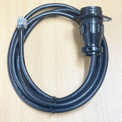 Cáp Chuyển Đổi SMEMA D-sub 14-pin Female to RJ12 6P6C Male Dongle Dài 1.8M Sử Dụng Kết Nối Tín Hiệu Giữa Các Máy Trong Dây Chuyền SM