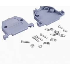 Bộ Combo Đầu Hàn Com LPT 1284 Parallel 25 Chân Âm Dương Mạ Đồng Và Vỏ Ốp DB25 Female Solder Connector Kit Plastic