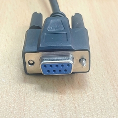 Cáp Lập Trình PLC LS XBM-DR16S Electric XGB Series Programming Cable PMC-310S PC to PLC RS232C 6 Pin Mini DIN Male to DB9 Female Black Length 1.8M
