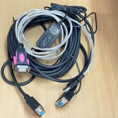 Bộ Cáp Và Sạc Máy Quét Mã Vạch Honeywell 52-52557-3-FR & Cáp USB to RS232 FTDI Chip Cable Z-TEK ZE533A Cable RS232 DB9 Female to DB15 Female 3 Row Dài 10M Coiled 5V External Power For Honeywell 3320G-4-INT Vuquest 3320g VuQuest 3330g