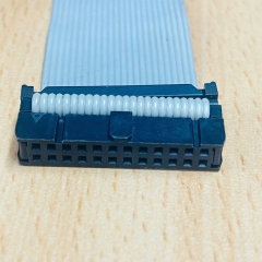 Cáp IDC 24-Pin 2 Row 2x12 Pitch 2.54mm Cái- Cái Ngược Hướng Dài 20Cm