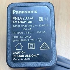 Adapter 4.8V 160mA Panasonic PNLV233AL Connector Size Left OFFSET Modular 6P6C For Điện Thoại Bàn Mẹ Con Kéo Dài Panasonic KX-TGB