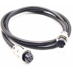 Cáp GX16 6 Pin Cable Double Female Head Aviation Cordset, GX16 6 Pin Panel Mount Circular Metal Aviation Connector Adapter Female to Female Length 1M