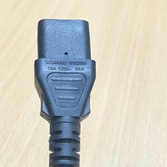 Dây Nguồn Volex IEC-C13 to NEMA 5-15P V1625BS PS204 15A 125V 84516 SJT 3X14AWG 3x2.08mm² 60°C 300V FT2 Dài 2.5M