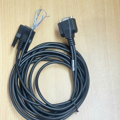 Cáp Cognex 300-1127R A-PID DM-RS232IO-00 Dài 2.5M Cable HDDB15 SUB-D15F-HD Female to RS-232 D-Sub DB9 Female  + 8 Wire Flying ForBarcode Reader