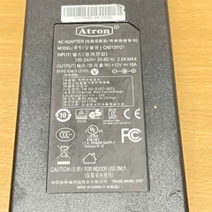 Chuyển nguồn Adapter Atron 12V 10A 120W CAD120121 Chân cắm Connector 5.5mm x 2.5mm