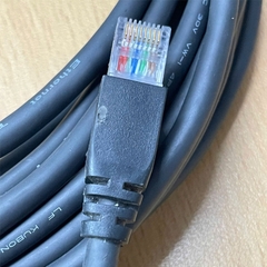 Cáp XC-M12EN-M8SR-10M-R Dài 10M M12 Ethernet 8 Pin X-Code to RJ45 Shielded Cable For Basler Cognex Industrial